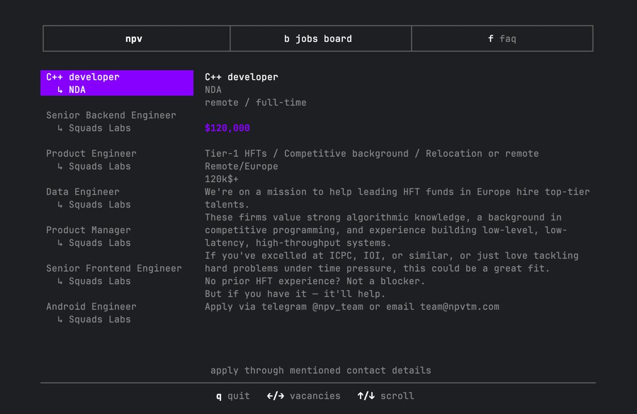 Terminal UI Screenshot